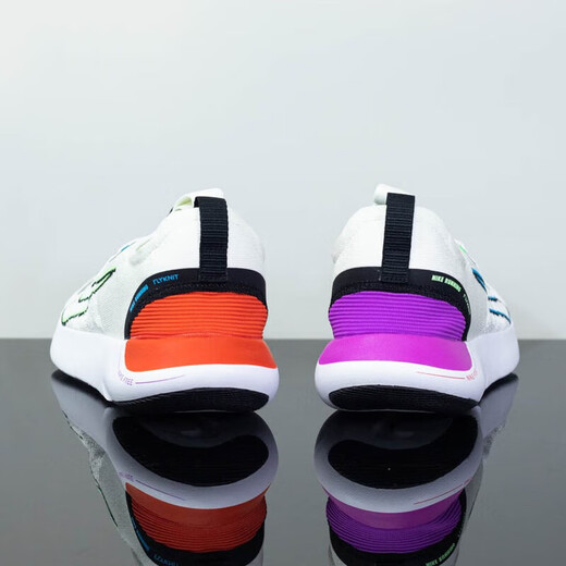 耐克（NIKE）休闲鞋男鞋春季新款运动鞋FREE RN赤足轻便减震跑步鞋FB1276-002 FJ1056-100白色 41