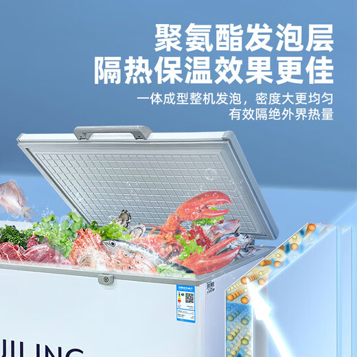 穗凌（SUILING）冰柜商用冷柜卧式单温冷冻柜冷藏冷冻可转换海鲜肉类家用顶开门大容量超市餐饮厨房保鲜冰柜 BD-828丨-25℃丨长2.2米丨828升