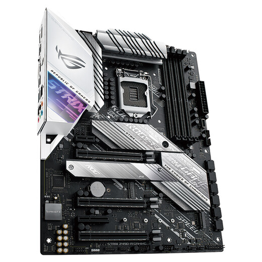 Asus Rog Strix Z490-A Gaming Snow Blowing Mother плата поддерживает CPU 10900K/10700K/10700KF (Intel Z490/LGA 1200)