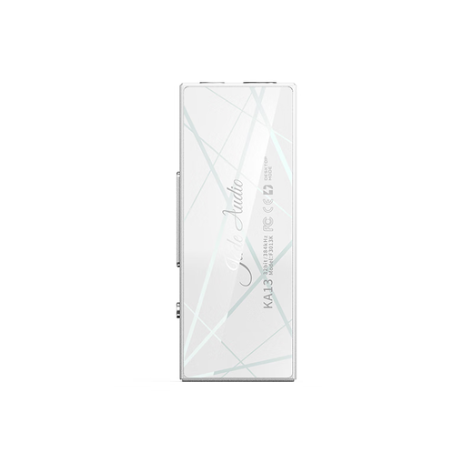 FiiO KA13 decoding headphone amplifier HIFI balanced 4.4 computer sound card Android mobile phone power amplifier mini station amplifier small tail adapter cable silver