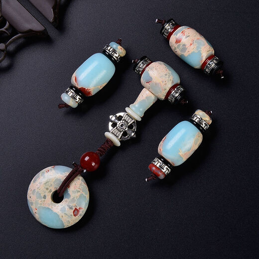 Sarara Accesorios culturales Star Moon Little Vajra Bodhi 108 Piezas Set Pulselas Budistas Baderas Cabeza cuatro sets Diysn3878 Estilo 10 [Tamaño de gran tamaño] Recomendado con 14m-15m
