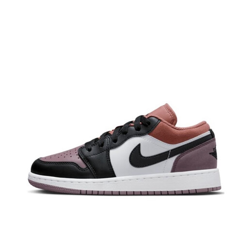 耐克（NIKE）Jordan Air Jordan 1 Low AJ1舒适百搭 防滑耐磨低帮复古篮球鞋 FB9908-102白褐紫女子 38 (240mm)