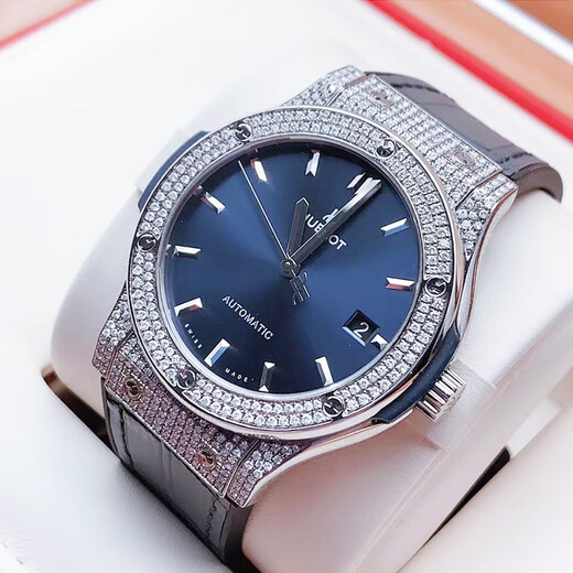 [Second-main 95 New] Hublot (Hublot) Classic Fusion Series Men's Watch 511.nx.7170.lr Automatique Business Men's Watch 45 mm-Rear Diamond-Set-511.nx.7170.lr