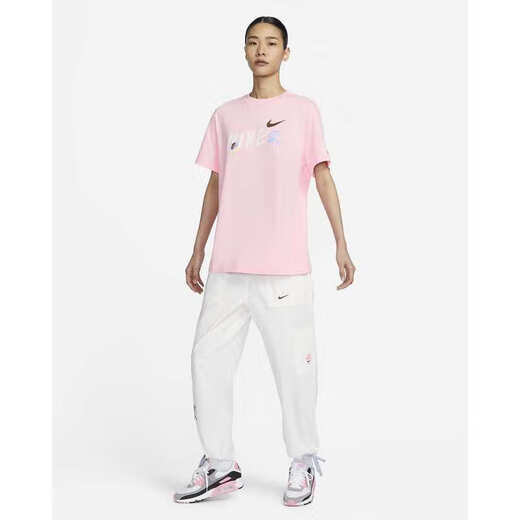 Nike (Nike) [Jinlang Sports] Женская модная повседневная футболка FJ7714-690 FJ7714-690 L