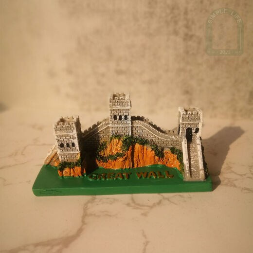 Diana Peking Touristenattraktionen Ornamente Tiananmen Vogel Nest Wasser Würfel Tsinghua Park Monument Architekturmodell Kinderstudie Small Tiananmen-Cartoon Edition Länge 10 cm