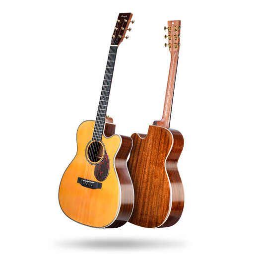 Enya V1 Side-Backed Single Board Gitarre Anfänger Advanced Folk Gitarrenjungen und Mädchen Reisen und Gitarre Sing Enya V1 丨 40 Zoll 丨 High-End Electric-Modell