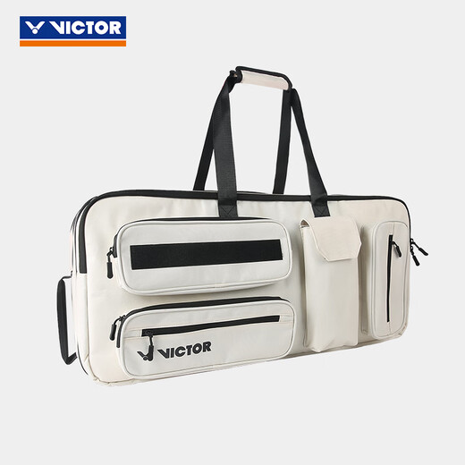 VICTOR badminton bag rectangular bag new product Victory Neptune independent shoe warehouse multi-function large capacity hand-held bag BR3641 HK (light gray/dark gray)