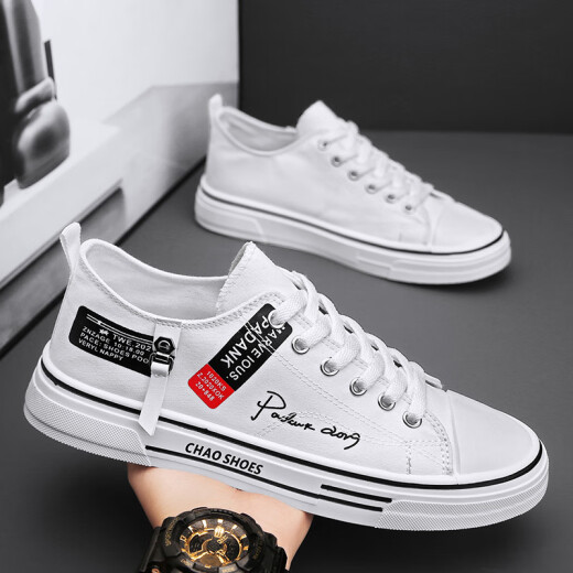 Changxiang huili masculin's chaussures 2025 Summer Sumy Polydoule Low-top Chaussais toile Chaussures pour hommes Sneakers décontractés de style coréen Chaussures Black Men's Black 42