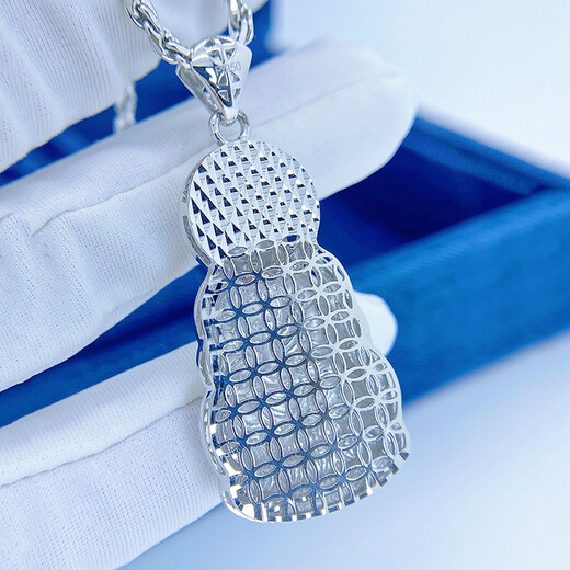 Heye Jewelry Pt950 Platinum Pendant Car Lace Guanyin Real Gold Men's and Women's Pendant Platinum Men's and Women's 13.73g Width 22mm* Includes 50mm buckle and free leather cord