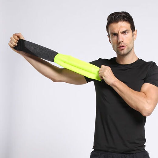 MieLanat sports shock-proof mobile phone leg bag running student unisex arm bag breathable elastic bag large black thigh-(40-60cm leg circumference)