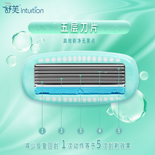 Schick Small Silky Smooth Replacement Blades 2 Pack Ladies Private Part Hair Removal Suitable for Sensitive Skin