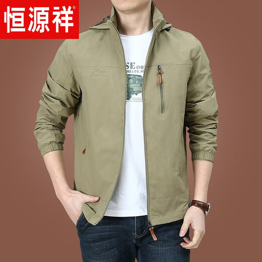 Hengyuanxiang Veste pour hommes en plein air automne et hiver 2025 Nouveaux vêtements d'automne pour hommes d'âge moyen plus veste en polaire