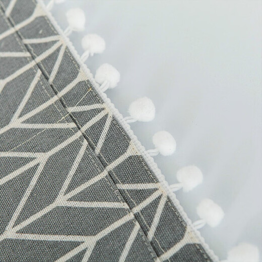 Ivy cotton and linen refrigerator dust cover top cover cloth washing machine dust cloth coffee table table cloth covering cloth 55*130 gray arrow