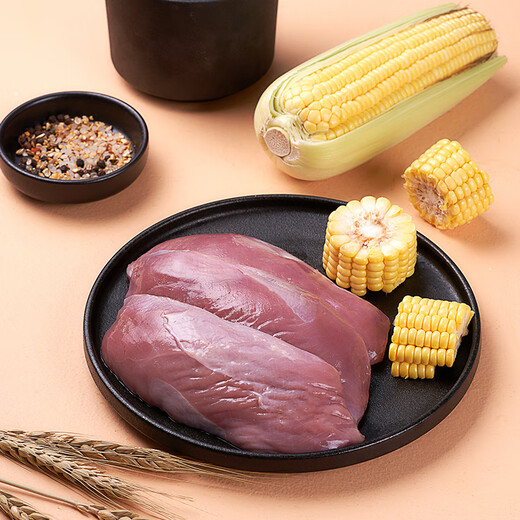 No. 1 Member Store Single Frozen Skinless Duck Breast Net Weight 2Jin Jin is equal to 0.5kg Duck Breast and Duck Breast Fitness Western Food BBQ Ingredients