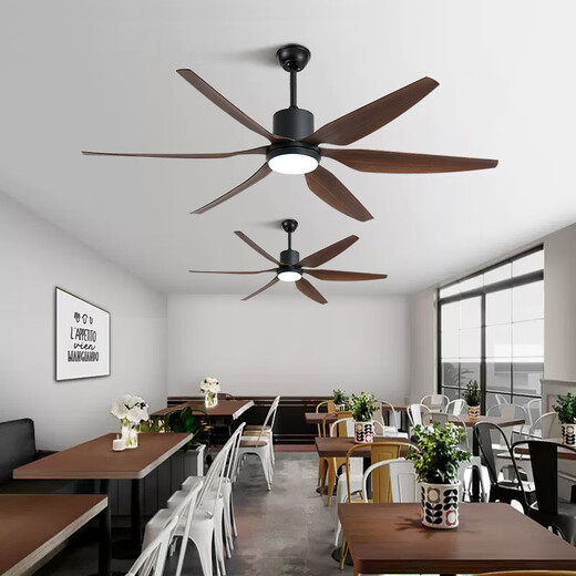 V-POWER Longxiang high-speed fan lamp modern simple lamp fan integrated dining ceiling fan lamp living room home bedroom thin light SLY3890-66 inch remote control suitable for 20-30