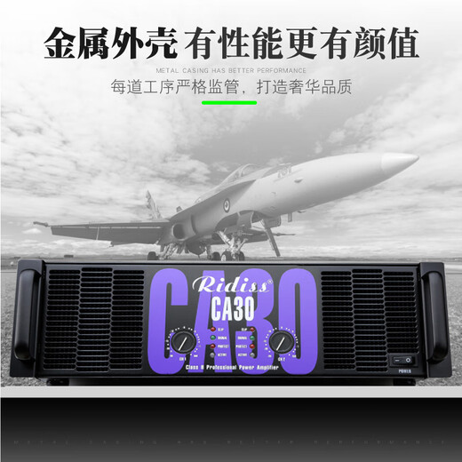 Ridiss professional power amplifier CA series dual-channel high-power professional audio stage sound performance engineering home KTV pure power amplifier CA6 650W*2