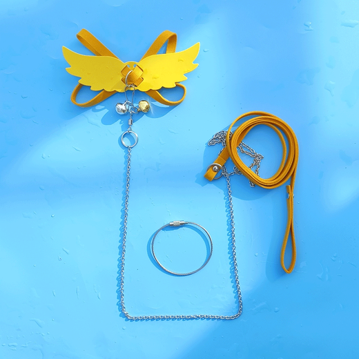 Shantou Linun Turtle Pet, corde tortue, corde de traction tortue, artefact de sangle spécial, marche, corde de tortue, ailes, ailes volantes, rose, m moyen, adapté au buste 838 cm
