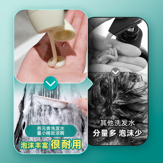 Yangyuanqing Shampoo Yunnan Baiyao Herren Ölkontrolle Anti-Schäfer-Paste 210 ml + Haarflüssigkeit 60 ml