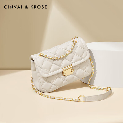 Cinvaikrose [igual que Sa Cai Charoen] Bolsa Bolsa para mujeres 2025 NUEVA bolso cruzado Bolso de hombro Cadena de diamantes Pequeño bolso cuadrado Regalo de cumpleaños para novia
