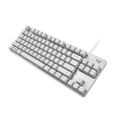 罗技（Logitech） K835有线机械键盘 商务办公键盘 电脑笔记本键盘 84键布局 白色青轴 白色青轴 99成新