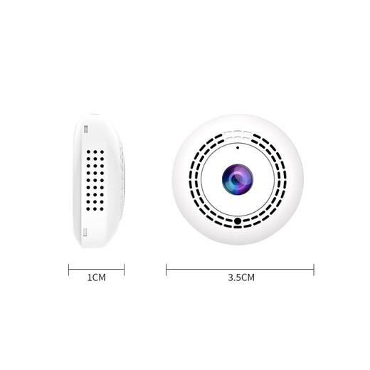 Orange Lezhi Home Thin and Light Surveillance Camera 4G-Netzwerk Mobiltelefon Remote-Monitor Plug-Free Ultra-dünn High Definition Nachtsicht Wireless Kamera Tragbarer Video-Rekorder WiFi Ultra-dünn 2025 Edition + 16G + Weiß