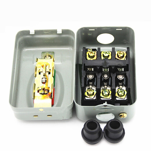 KH-305/201 single-phase motor start button switch three-phase 380V 220V power press buckle switch lock KH-305 current 20A 380V/220V universal