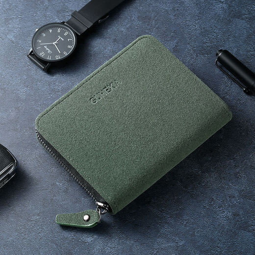 QUEEN TRIP simple card bag for men, multiple card slots, large capacity, anti-theft driver's license, bank card, anti-demagnetization, multi-function wallet, royal blue, medium organ, 24 card slots