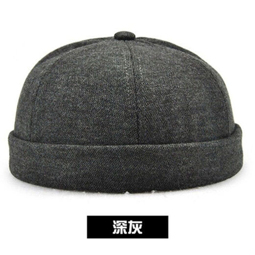 Unterhaltsamer Vermieterhut Männer Frühling und Herbst Melon Skin Hut Herren Vermieterhut Frauen Trendy Marke mittleren Alters und älteren Retro-Hip-Hop-Nobel-Flip-Flip-Feeding Yuppie Hut Wassermelonenhut 13657 Tiefe Messgerät können sich einstellen (56-60 cm)