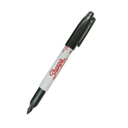 Picturas de Yue Western, Pen de marcador resistente a alta temperatura Pen a alta temperatura no se desvanece Sharpie13601 Marcador de aceite de laboratorio industrial Pen 13601 Negro
