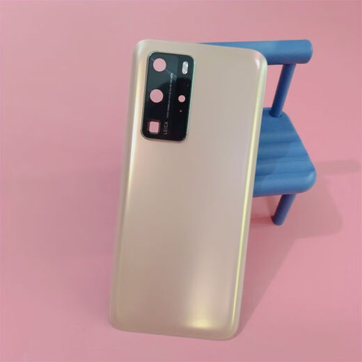 Suitable for Huawei p40 original glass back cover p40pro pure original mobile phone back shell cover rear screen shell original P40 bright black back cover + cooling sticker + tool kit