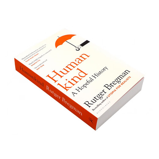人类充满希望的历史 人慈 英文原版 Humankind A Hopeful History 布雷格曼 直击人性本质 人类简史作者推荐 搭现实主义者的乌托邦 人慈