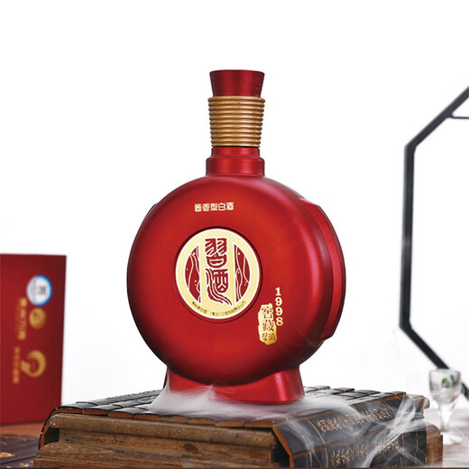 
Xijiu [Produced in 21-23, random delivery] Cellar 1998 sauce-flavored liquor 53 degrees of wedding banquet for relatives and friends 53%vol 719mL 6 bottles Whole box