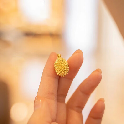 Jianying silk four-leaf clover pendant for women, niche light luxury design, 18K gold fortune pendant, does not include chain, small waist (comes with exquisite gift box)