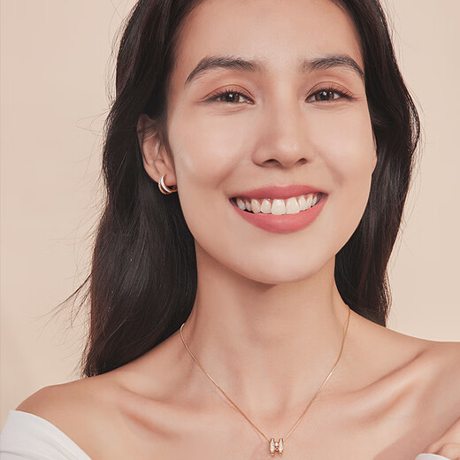 Fellala Little Lucky Letter Necklace for Women, Versatile, High-Class Clavicle Chain, Light Luxury, Reversible, Holiday Birthday Gift, Basic Style (Reversible)