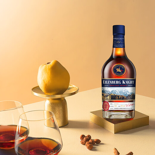 Alanberg Knight [seleccionado] 40 FRANCES Patton Valley Brandy XO700ml Caja de regalo simple 700ml 1 botella