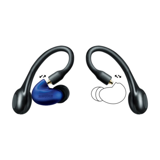 SHURE846二代清澈版/846UNI通话版_四单元动铁旗舰高保真HiFi耳机_入耳式隔音耳机 846通话版+TW2蓝牙  蓝