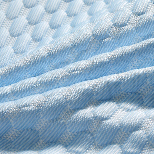 Nanjiren (Nanjiren) Thai Latex Pillow Pair of Home Natural Rubber Pillow Pillows Soothing Cervical Sleep Silicone Low Pillow Core Blue-Wave Low Pillow [2 Pack + Inner Jacket]