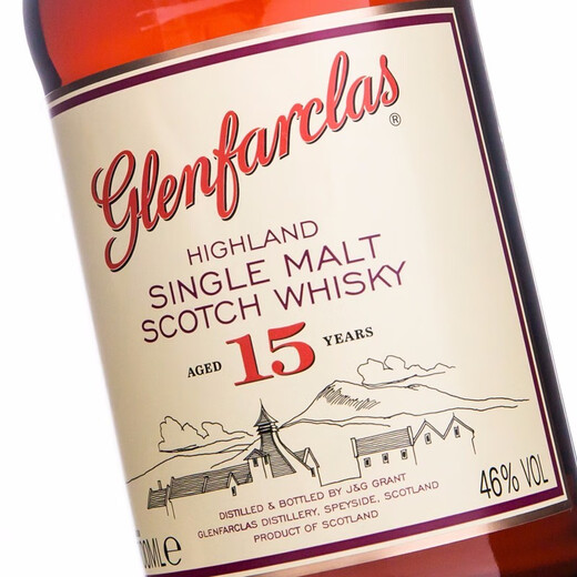 Glenfarclas [Licenciado oficial] Escocia de Escocia Importada Whisky Whisky Spice Sherry Barrel Regalo Grange Whisky de 15 años 700ml
