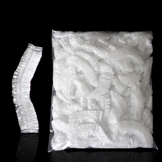 Morning Color Disposable Shower Cap 100pcs Thick Waterproof Shower Cap Head Cover Hair Care Cap