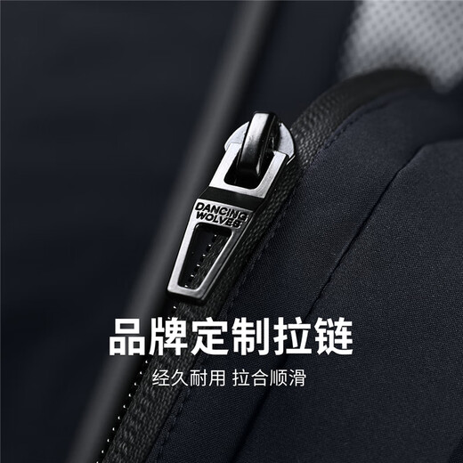 Dances with Wolves Goose Down Liner Detachable Hooded Jacket Men's 2025 Autumn and Winter New Windproof and Warm Locking Jacket 1049 Navy Blue 101 L (175)