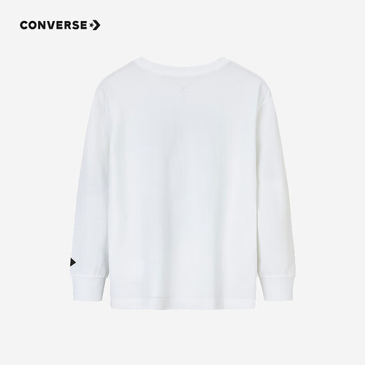 Converse变形金刚联名】匡威儿童装秋季打底衫男童长袖T恤CNVB-LS-G691 纯白色 150 /72 【建议身高140-152cm】