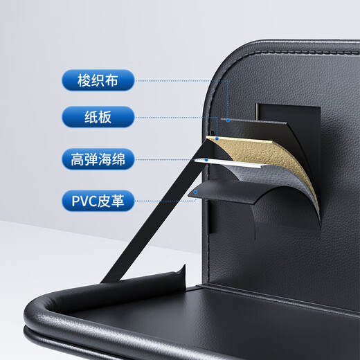 Suitable for Audi car seat back storage bag car back seat back storage rear multi-function seat back storage bag - black two A6LPHA6A7A7LA8