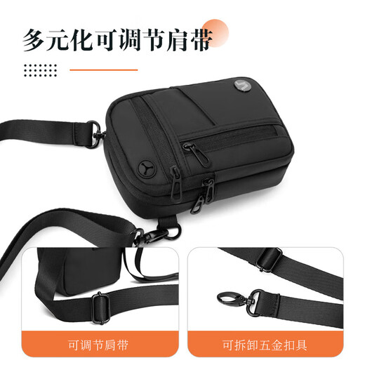 VICTORIATOURIST crossbody bag men's chest bag multifunctional shoulder bag sports small backpack mobile phone bag commuter lightweight casual small shoulder bag