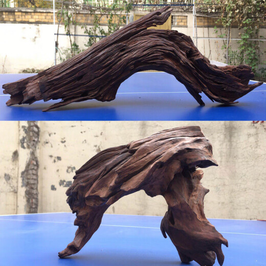 紫柚木精品45-60cm天然鱼缸造景沉木大号树桩晒龟台水族箱装饰木 14126秒沉