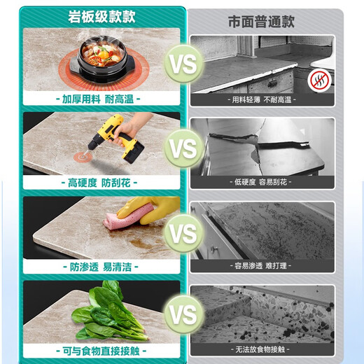 Four Seasons Muge Kitchen Shelves Cabinets Dinner Storage Cabinets Cupboards Microwave Ovens Floor-standing Storage Cabinets Complete Collection of Utensils Thickened Slate [Gray 3 Layers 100*40*80]