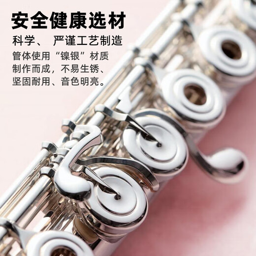 
Yamaha Flute YFL-222/S2 Silver Plated Beginners Adult Performance 16-hole Professional Grading School Orchestra yamaha YFL-222+ Accessories