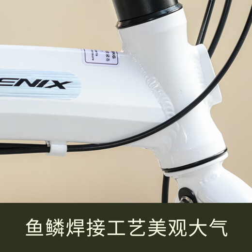 Phoenix folding bicycle 16-inch variable speed urban commuting adult men and women aluminum alloy ultra-light mobility bicycle