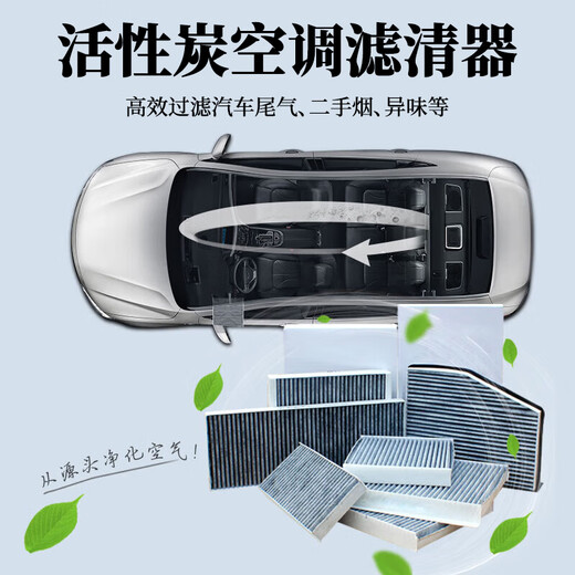 Tongrubi is suitable for BMW built-in air conditioning filter element + air filter element activated carbon two-filter set automotive air filter BMW X723-24 model 3.0T