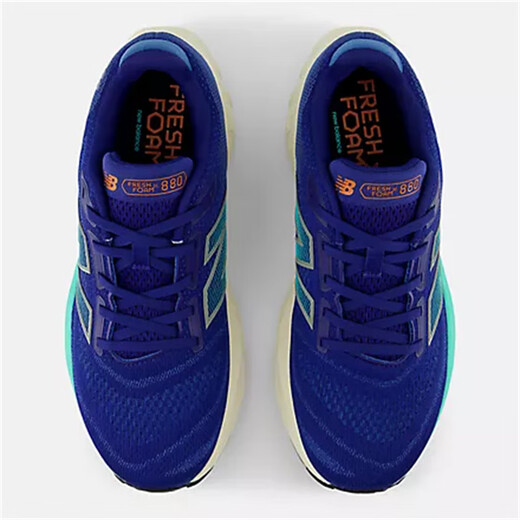 NEW BALANCE新百伦 男士跑步鞋 Fresh Foam X 880v14 日常健身缓冲支撑运动鞋 蓝色/Inkwell with Cyber 40