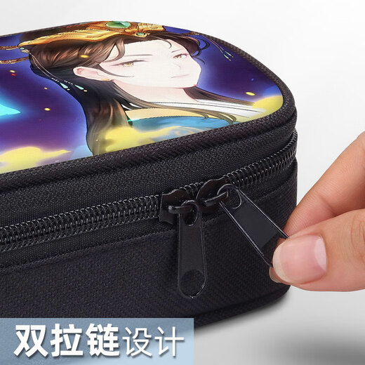 
Haojili If History is a group of meow pencil bags, primary school students, pencil case, junior high school students, pencil case, men, canvas pencil case, ZQ15054